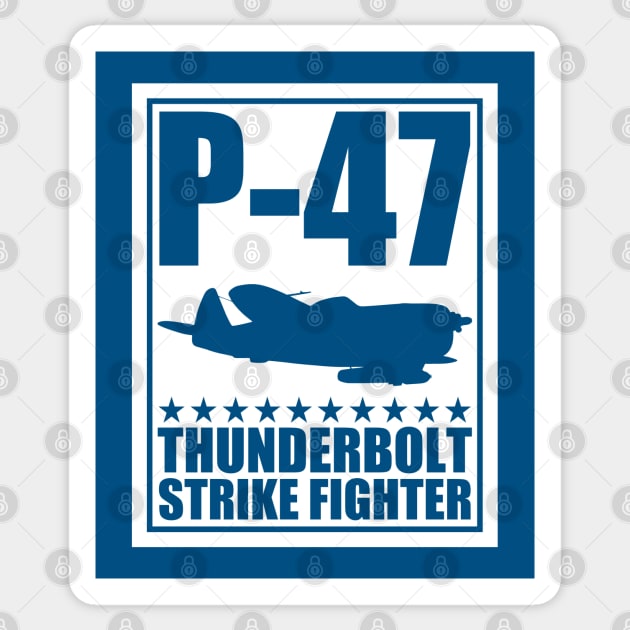 P-47 Thunderbolt Sticker by TCP